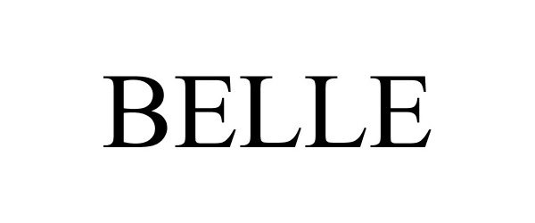 Trademark Logo BELLE