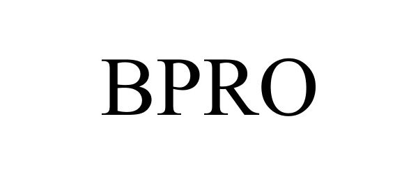 Trademark Logo BPRO