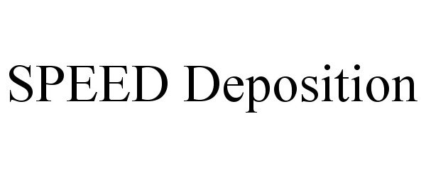 Trademark Logo SPEED DEPOSITION
