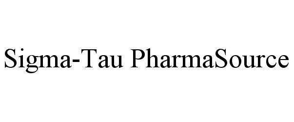  SIGMA-TAU PHARMASOURCE