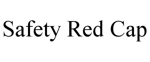  SAFETY RED CAP