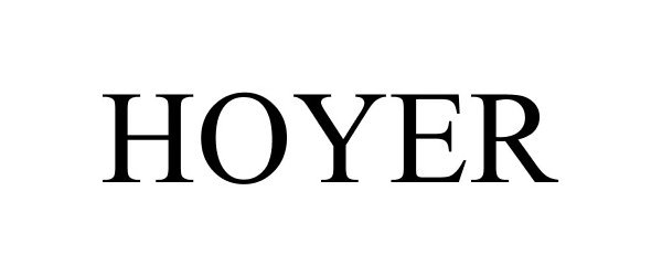Trademark Logo HOYER