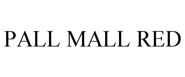  PALL MALL RED