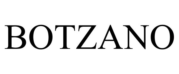 Trademark Logo BOTZANO