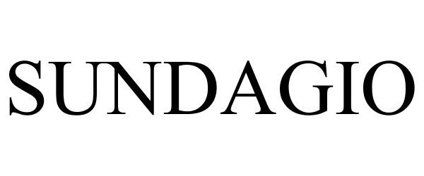 Trademark Logo SUNDAGIO