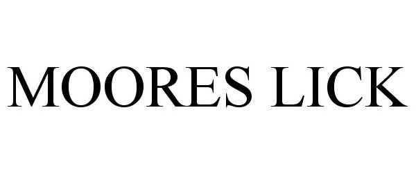 Trademark Logo MOORES LICK