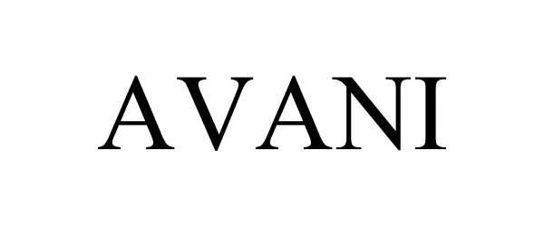 Trademark Logo AVANI