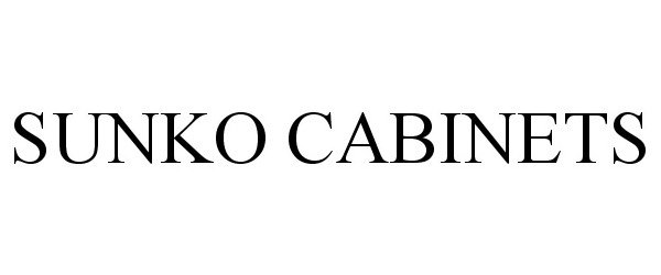 Trademark Logo SUNKO CABINETS