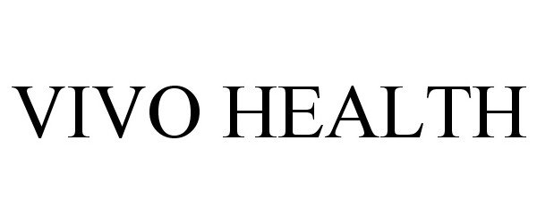 Trademark Logo VIVO HEALTH