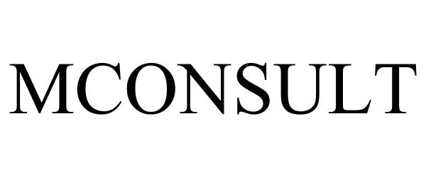  MCONSULT