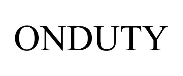 Trademark Logo ONDUTY