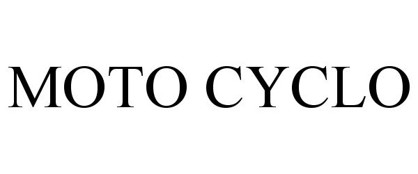  MOTO CYCLO