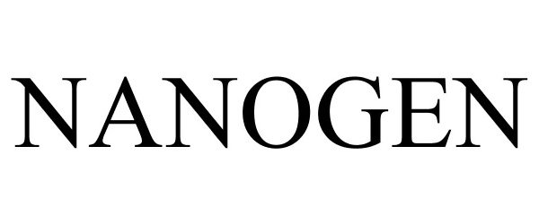 Trademark Logo NANOGEN