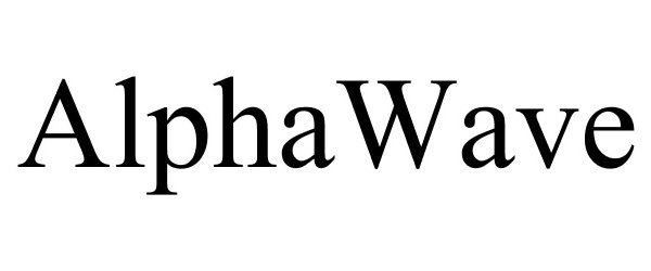 Trademark Logo ALPHAWAVE