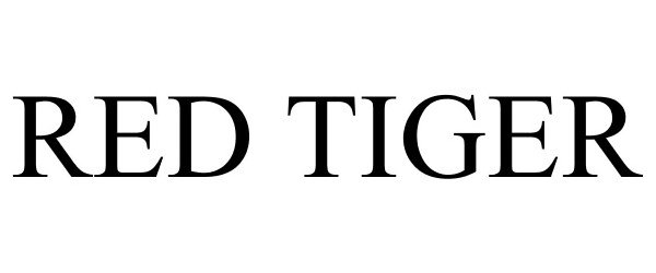 Trademark Logo RED TIGER