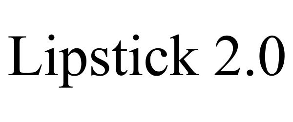 Trademark Logo LIPSTICK 2.0