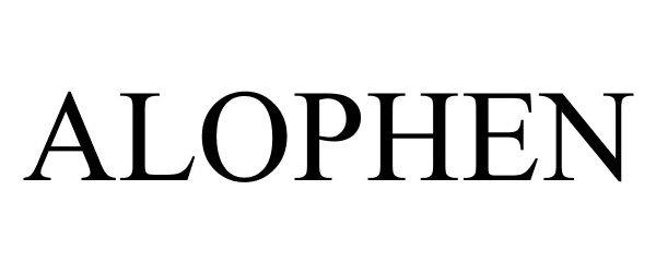 Trademark Logo ALOPHEN