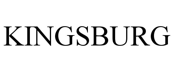 Trademark Logo KINGSBURG