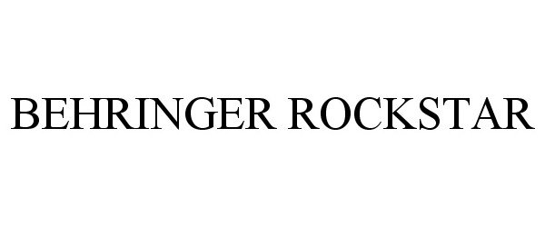  BEHRINGER ROCKSTAR