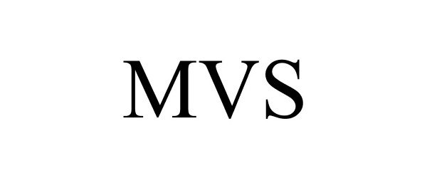 Trademark Logo MVS