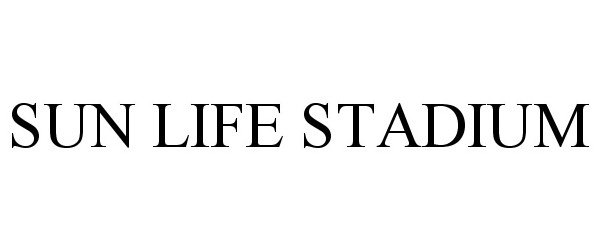 Trademark Logo SUN LIFE STADIUM