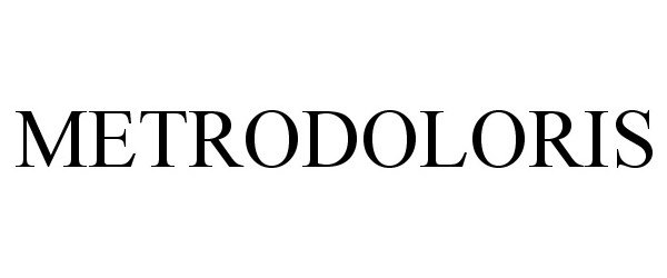 Trademark Logo METRODOLORIS