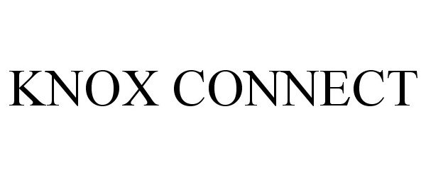 Trademark Logo KNOX CONNECT