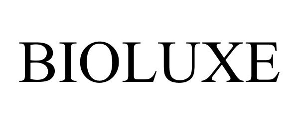 Trademark Logo BIOLUXE