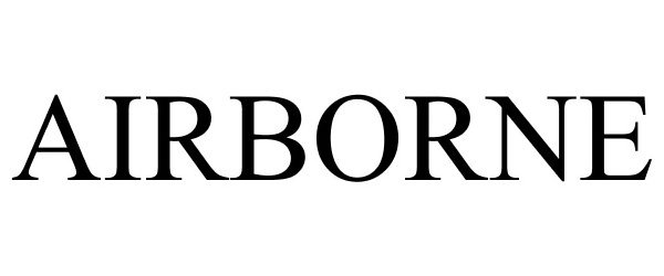 Trademark Logo AIRBORNE