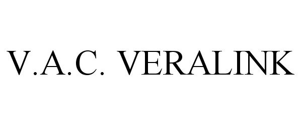 Trademark Logo V.A.C. VERALINK