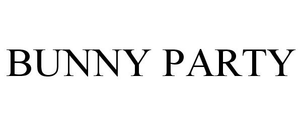 Trademark Logo BUNNY PARTY