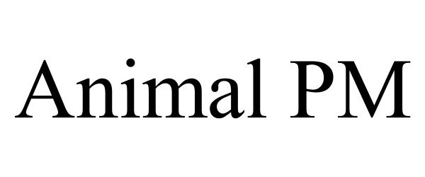 Trademark Logo ANIMAL PM