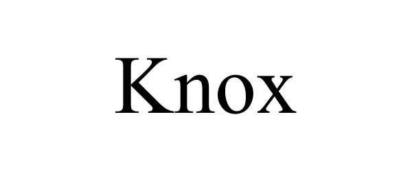 Trademark Logo KNOX
