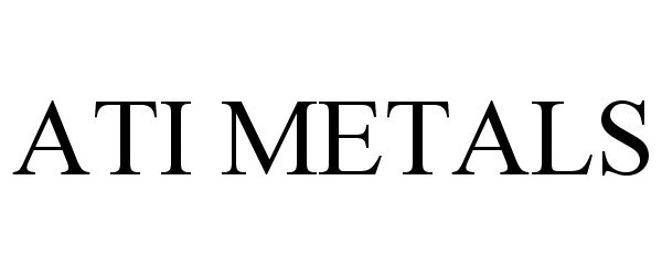 Trademark Logo ATI METALS