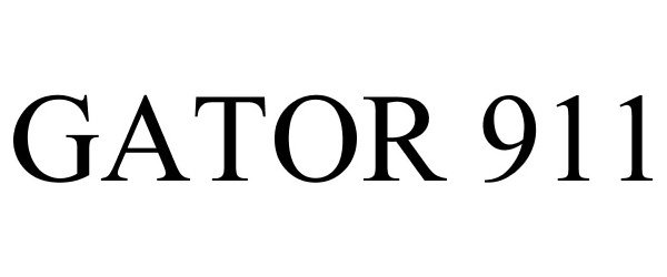 Trademark Logo GATOR 911
