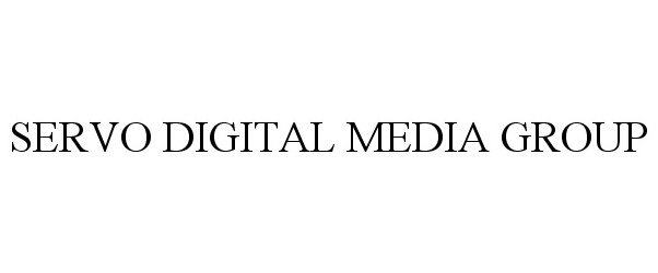 Trademark Logo SERVO DIGITAL MEDIA GROUP