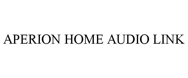  APERION HOME AUDIO LINK