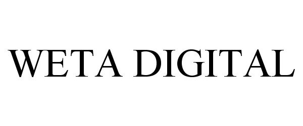 Trademark Logo WETA DIGITAL