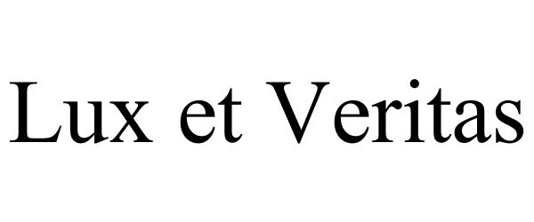 Trademark Logo LUX ET VERITAS