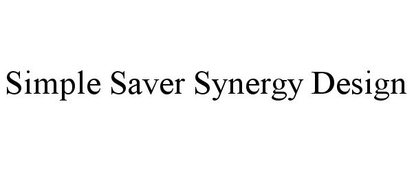  SIMPLE SAVER SYNERGY DESIGN