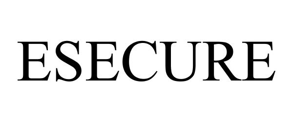 Trademark Logo ESECURE