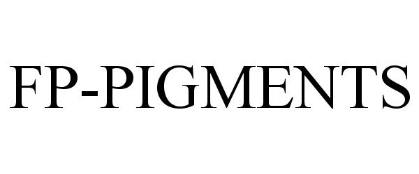 Trademark Logo FP PIGMENTS