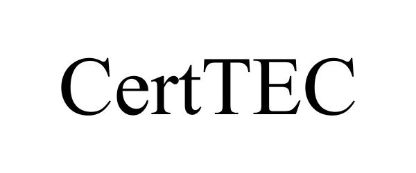 Trademark Logo CERTTEC