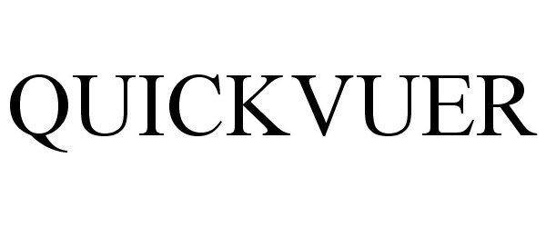 Trademark Logo QUICKVUER