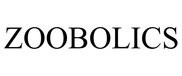 Trademark Logo ZOOBOLICS