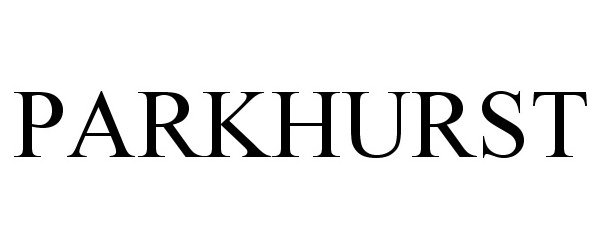 Trademark Logo PARKHURST