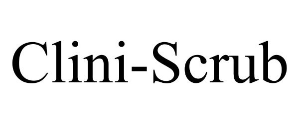 Trademark Logo CLINI-SCRUB