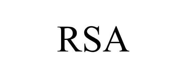 Trademark Logo RSA