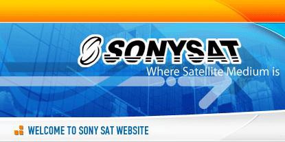 Trademark Logo S SONYSAT WHERE SATELLITE MEDIUM IS WELCOME TO SONY SAT WEBSITE