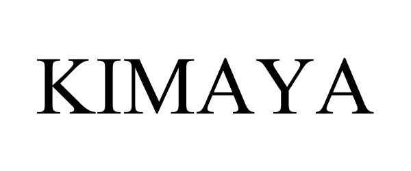 Trademark Logo KIMAYA